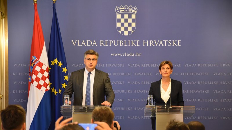 Predsjednik Vlade prihvatio ostavku Martine Dalić: Ostvarili smo strateški cilj očuvanja stabilnosti gospodarstva